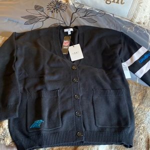NFL official Carolina panthers women’s cardigan sweater